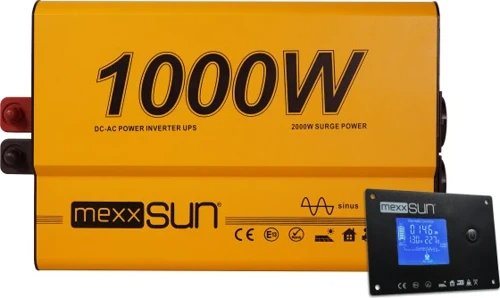 Mexxsun Tam Sinüs UPS (Remote Ekran) 12V 1000W